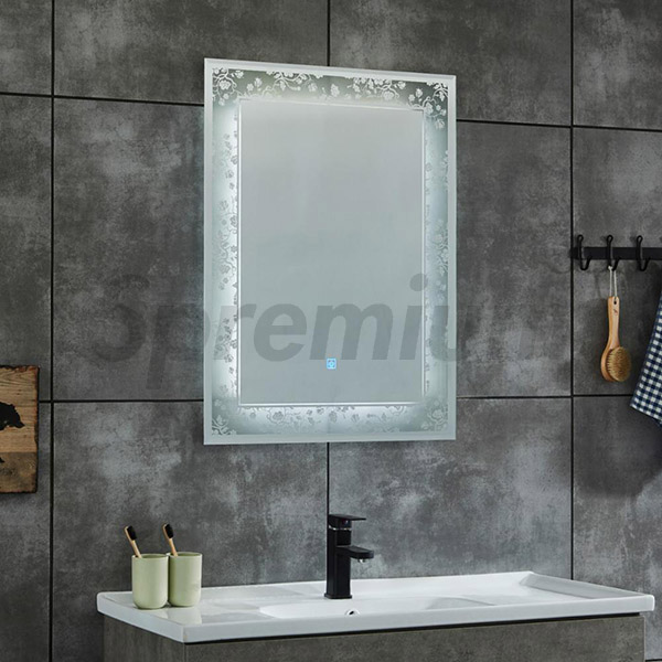 S-4615 Designer Bathroom Mirror with LED Lights